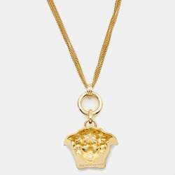 Versace Medusa Gold Tone Necklace