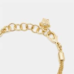 Versace Medusa Gold Tone Bracelet