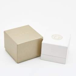 Pre Owned Versace Crown Medusa Gold Tone Ring Size 52