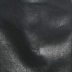 Pre Owned Versace Black Leather Chain Insert Mini Skirt XS