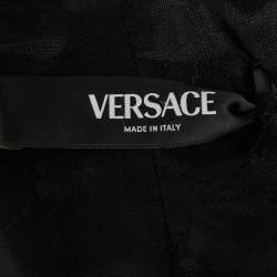 Pre Owned Versace Blue Stone Washed Denim Jacket M