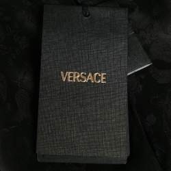 Pre Owned Versace Blue Stone Washed Denim Jacket M