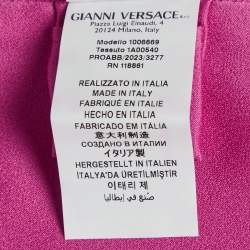 Pre Owned كورسيه توب فيرساتشي ساتان وردي ميدوسا 95 مقاس صغير - سمول