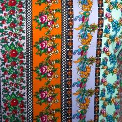 Pre Owned فستان فيرساتشي قطن طباعة زهور متعدد الألوان مقاس متوسط (ميدي وم)