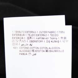 Pre Owned تي شيرت فيرساتشي رقبة مستديرة قطن مزخرف حرفي جي في شهيرين كريستال أسود متوسط