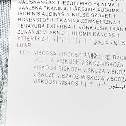 Pre Owned Versace Black Logo Printed Jersey Long Sleeve T-Shirt M