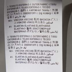 Pre Owned Versace Purple Leopard Print Knit Crop Top M