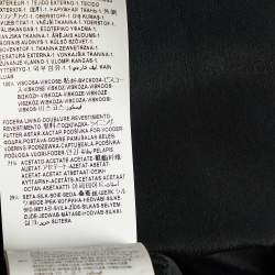 Pre Owned Versace Black/White Baroque Printed Crepe Sleeveless Mini Dress S