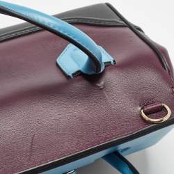 Pre Owned Versace Tricolor Leather Palazzo Empire Tote