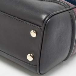 Pre Owned Versace Tricolor Leather Palazzo Empire Tote