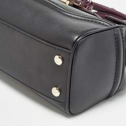 مملوكة مسبقًا حقيبة يد توتس فيرساتشي بالازو جلد ثلاثي اللون