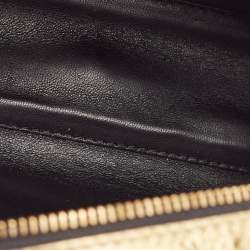 Versace Gold Leather Tribute Medallion Satchel