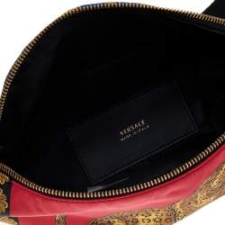 Versace Multicolor Printed Nylon Belt Bag