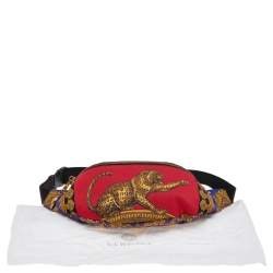 Versace Multicolor Printed Nylon Belt Bag