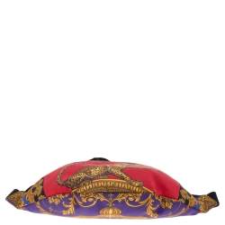 Versace Multicolor Printed Nylon Belt Bag