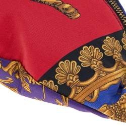 Versace Multicolor Printed Nylon Belt Bag