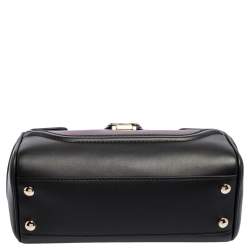 Pre Owned Versace Tri Color Leather Palazzo Empire Tote