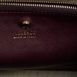 Pre Owned Versace Tri Color Leather Palazzo Empire Tote