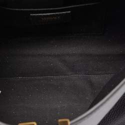 Versace Black Leather Virtus Hobo