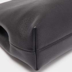 Versace Black Leather Virtus Hobo