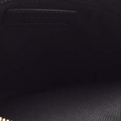 Versace Brown/Black Leopard Print Nylon Zip Wristlet Pouch