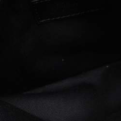 Pre Owned Versace Black/Gold Baroque Medusa Print Nylon Wristlet Pouch