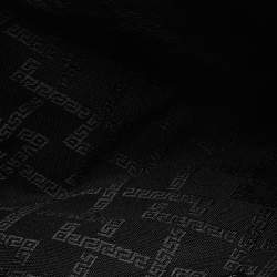 Versace Black Nylon Medusa Wristlet Pouch
