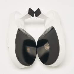 Versace White Leather Medusa Biggie Mules Size 39