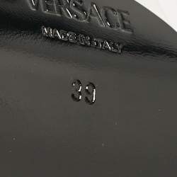 Versace White Leather Medusa Biggie Mules Size 39