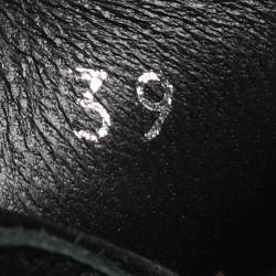 مملوكة مسبقًا Versace Black Satin Medusa Anthem Platform Slingback Sandals Size 39