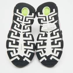 Pre Owned حذاء رياضي فيرساتشي تريجريكا جلد وقماش متعدد الألوان مقاس 37.5