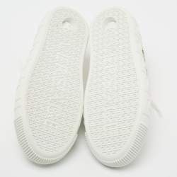 Pre Owned Versace Multicolor Canvas Starfish Print Low Top Sneakers Size 38