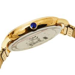 Pre Owned ساعة يد نسائية فيرساتشي V-Circle VE8102119 ستانلس ستيل ذهبي اللون ميدوسا سوداء 38 نن