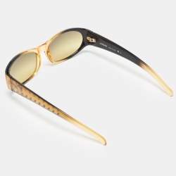 Versace Brown MOD.435 Medusa Studded Oval Sunglasses
