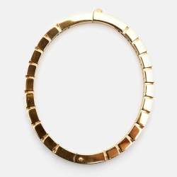 Versace Greca Gold Tone Bangle Bracelet L