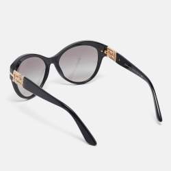 Versace Black Gradient MOD. 4283-B Crystals Cat Eye Sunglasses