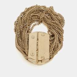 Versace Medusa Gold Tone Bracelet