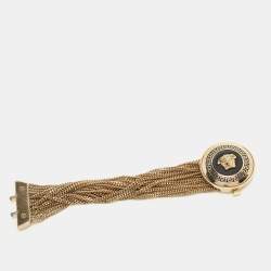 Versace Medusa Gold Tone Bracelet