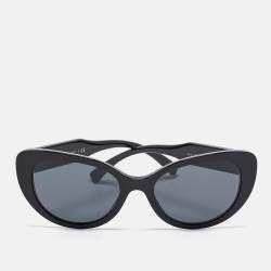 Versace Black MOD. 4378 Logo Cat Eye Sunglasses