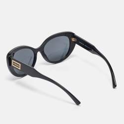 Versace Black MOD. 4378 Logo Cat Eye Sunglasses