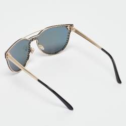 Versace Gold MOD 2177 Medusa Studded Cat Eye Sunglasses