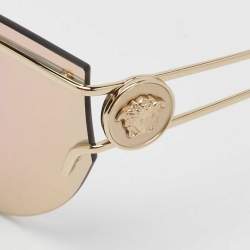 Versace Black Mirror Medusa MOD 2186 Butterfly Sunglasses