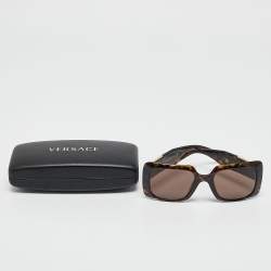 Versace Havana/Brown VE4405 Medusa Square Sunglasses
