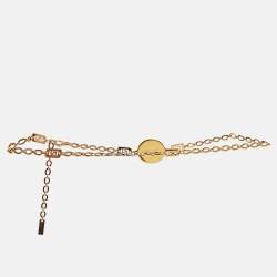 Pre Owned Versace Medusa Gold Tone Chain Belt