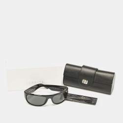 مملوكة مسبقًا Versace Black MOD. 4276 Medusa Oval Sunglasses