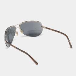 Versace Black MOD. 2117 Aviator Sunglasses
