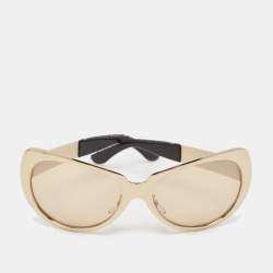 Versace Brown Gold Tone X99/P Cat Eye Sunglasses