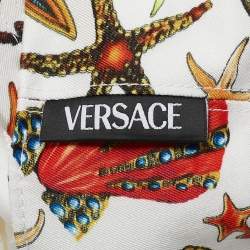 Versace White Printed Trésor de la Mer Cap
