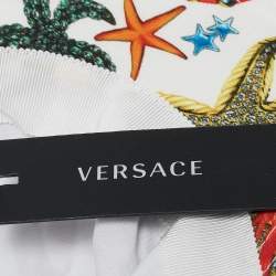 Versace White Printed Trésor de la Mer Cap