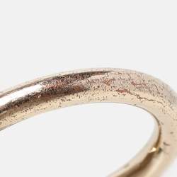 Versace Gold Tone Medusa Ring Size 53